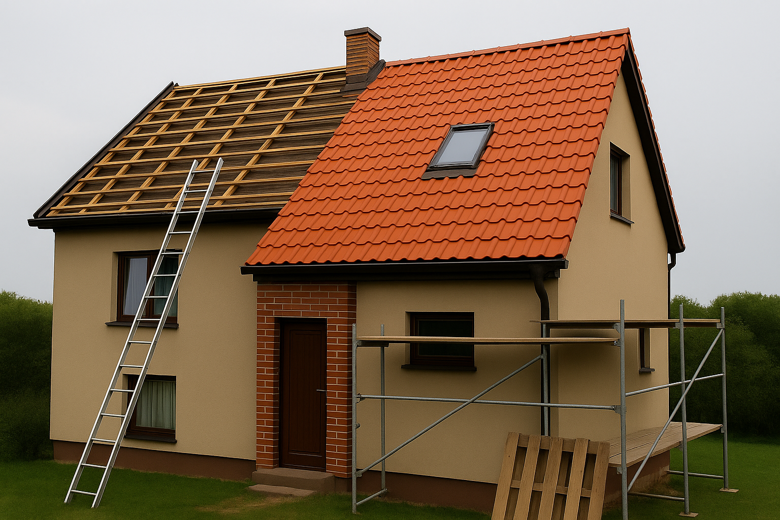 Novostavba – střecha na klíč