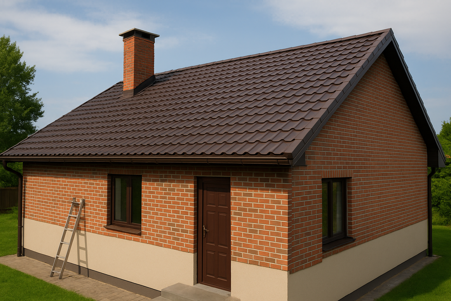 Střešní krytina na chalupě